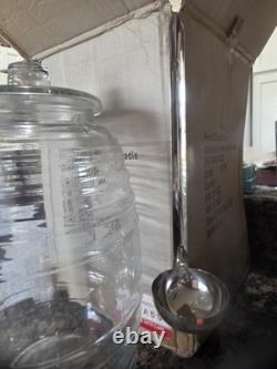 Altos Olmeca Aqua Fresca 3 gallons Vitrolero Glass Jar WithLadle Cocktails Tequila