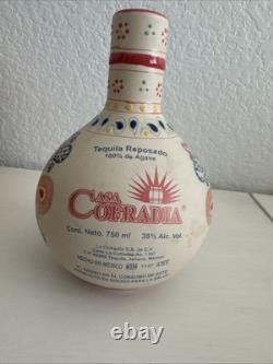 Anejo Art Edition Casa Cofradia Empty Tequila Bottle no stopper 2008 Limited EUC