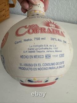 Anejo Art Edition Casa Cofradia Empty Tequila Bottle no stopper 2008 Limited EUC