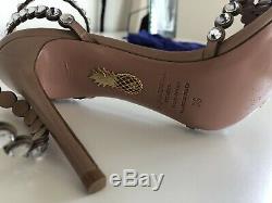 Aquazurra Tequila Sandal 105 Nude Size 36