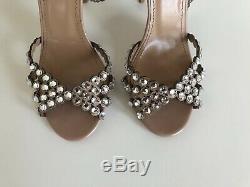 Aquazurra Tequila Sandal 105 Nude Size 36