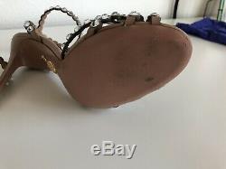 Aquazurra Tequila Sandal 105 Nude Size 36