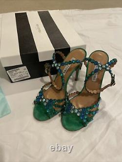 Aquazzura Green Tequila SandalsSize 36.5