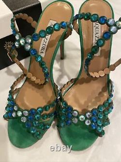 Aquazzura Green Tequila SandalsSize 36.5