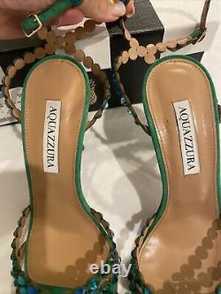 Aquazzura Green Tequila SandalsSize 36.5