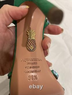 Aquazzura Green Tequila SandalsSize 36.5