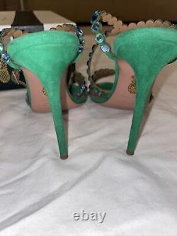 Aquazzura Green Tequila SandalsSize 36.5