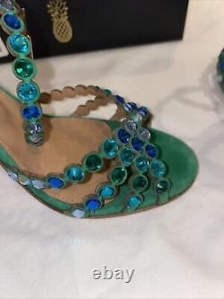 Aquazzura Green Tequila SandalsSize 36.5