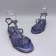 Aquazzura Tequila Crystal-embellished Ankle-strap Flat Sandals Purple Size 35.5