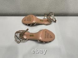 Aquazzura Tequila Sandal 105 Women's US 8, Light Copper