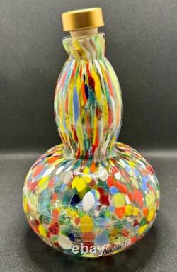 AsomBroso 11 year tequila bottle. Hand blown, empty
