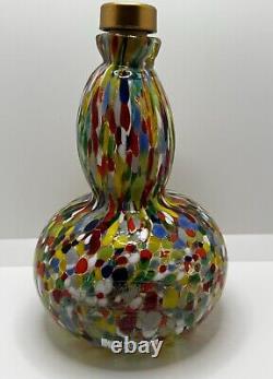 AsomBroso 11 year tequila bottle. Hand blown, empty