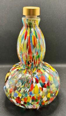 AsomBroso 11 year tequila bottle. Hand blown, empty