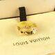 Auth Louis Vuitton Bague Inclusion Dome Ring M65598 Tequila Yellow With Box