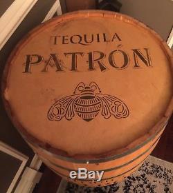 Authentic Patron Tequila Barrel