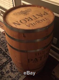 Authentic Patron Tequila Barrel