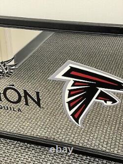 Avión Tequila Atlanta Falcons Framed Mirror Bar Decor 35.5 X 23.5