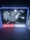 Awesome Espolon Tequila Light Up Led Skeleton Warrior Rooster Sign 24 X 19