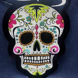 Awesome Exotico Tequila Light Up Led Skull Sign 23 X 14