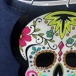 Awesome Exotico Tequila Light Up Led Skull Sign 23 X 14