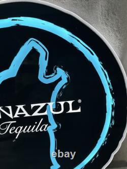 Awesome Lunazul Tequila Light Up Led Sign Man Cave Bar Bright Wolf Howling