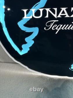 Awesome Lunazul Tequila Light Up Led Sign Man Cave Bar Bright Wolf Howling