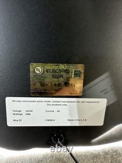 Awesome Lunazul Tequila Light Up Led Sign Man Cave Bar Bright Wolf Howling