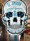 Awesome Skull El Jimador Lollipop Sign Day Of The Dead Tequila Mexico Wood