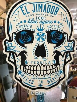 Awesome Skull El Jimador Lollipop Sign Day Of The Dead Tequila Mexico Wood