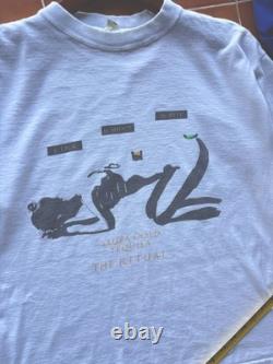 BODY SHOTS Rare Vintage 90s Grail 100% Wool Sauze Gold Tequila Promo T-Shirt