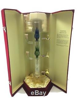 BX Tequila Casino Azul Limited Edition Empty Alcohol Bottle With Velvet Case Bar
