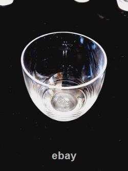 Baccarat France Barrel Shape Flat Tumbler 2.5 Inch Tequila Shot Glass