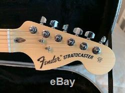 Baines Stratocaster Fender USA Neck Warmoth Quilt Top Tequila Sunrise EMG HSS