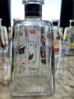 Basquiat Limited EDT. Empty Essential 1800 Tequila Bottle. Jean-Michel Basquiat