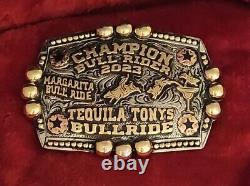 Billriding Champion Pro Rodeo? Tequila Tonys? Rare? Trophy Buckle? 2023? 700