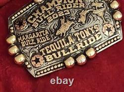 Billriding Champion Pro Rodeo? Tequila Tonys? Rare? Trophy Buckle? 2023? 700