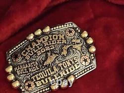 Billriding Champion Pro Rodeo? Tequila Tonys? Rare? Trophy Buckle? 2023? 700