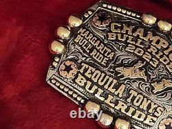 Billriding Champion Pro Rodeo? Tequila Tonys? Rare? Trophy Buckle? 2023? 700