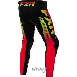 Black/Red/Yellow Sz 24 FXR Racing Revo Comp Tequila Sunset Youth Pants