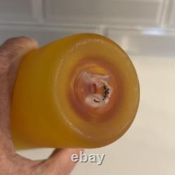 Blenko Glass 10 Vase Tequila Sunrise Vase Satin Finish