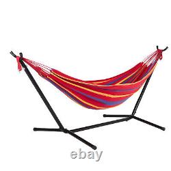 Bliss Hammocks 60 Wide Hammock& Built-in Stand 400 Lbs Cap (Tequila Sunrise)