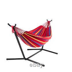 Bliss Hammocks 60 Wide Hammock& Built-in Stand 400 Lbs Cap (Tequila Sunrise)