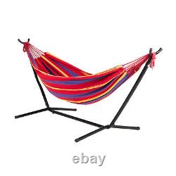 Bliss Hammocks 60 Wide Hammock& Built-in Stand 400 Lbs Cap (Tequila Sunrise)