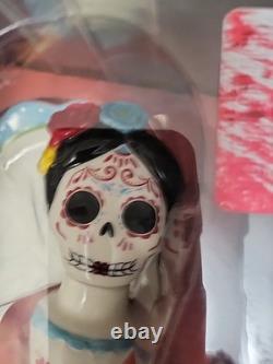 Blue Sky Clayworks Day of the Dead Maria Sugar Skeleton Decanter Set Tequila NIB