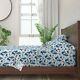 Blue Tequila Cactus Mexico Flower 100% Cotton Sateen Sheet Set By Roostery