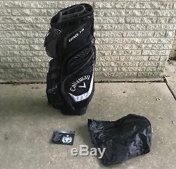 Brand New Callaway ORG 14 Cart Golf Bag with DON JULIO TEQUILA Logo Black / White