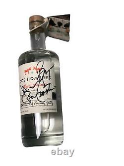 Breaking Bad Bryan Cranston Aaron Paul Signed Dos Hombres Tequila Empty Bottle