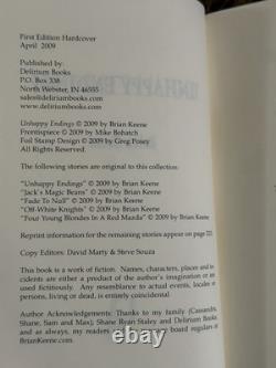 Brian Keene Unhappy Endings Castaways Tequila's Sunrise Kill Whitey Hardcover