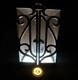 Brown Painted Metal Scrollwork, Tequila Asombrozo