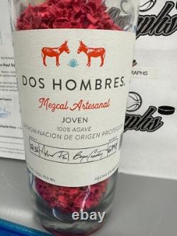 Bryan Cranston Aaron Paul Signed Dos Hombres Tequila Bottle-beckett Bas Loa Coa